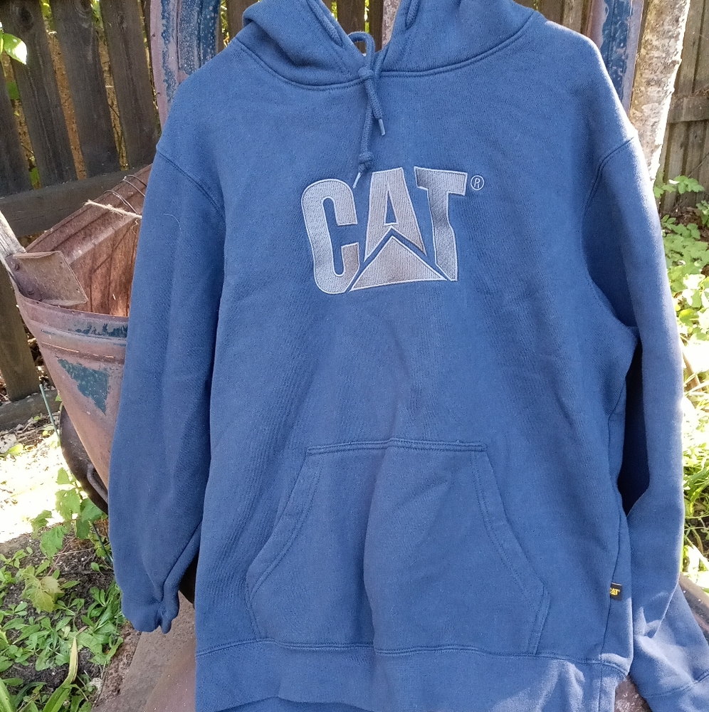 CATERPILLAR Machanicals Blue Hoodie